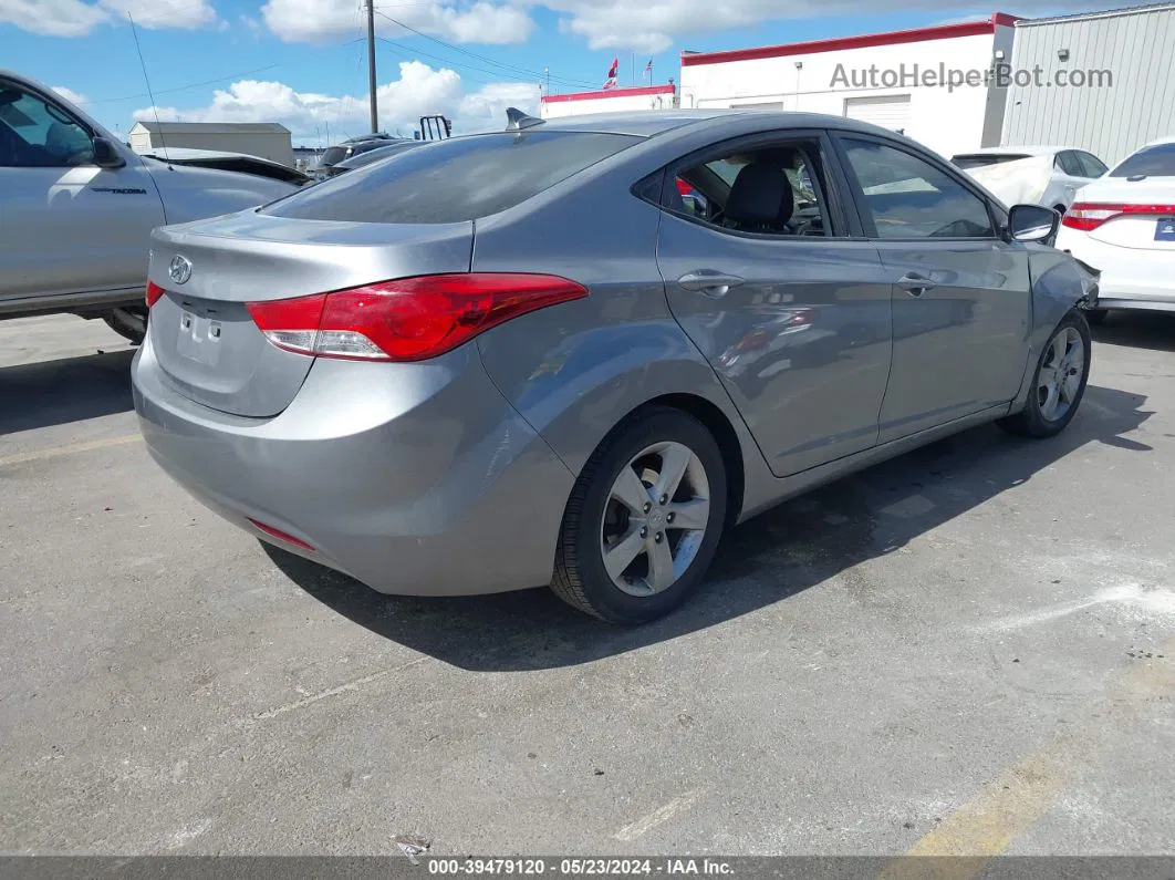 2011 Hyundai Elantra Gls (ulsan Plant) Gray vin: KMHDH4AE0BU096845