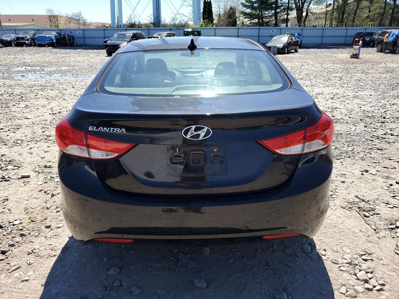 2011 Hyundai Elantra Gls Black vin: KMHDH4AE0BU101574