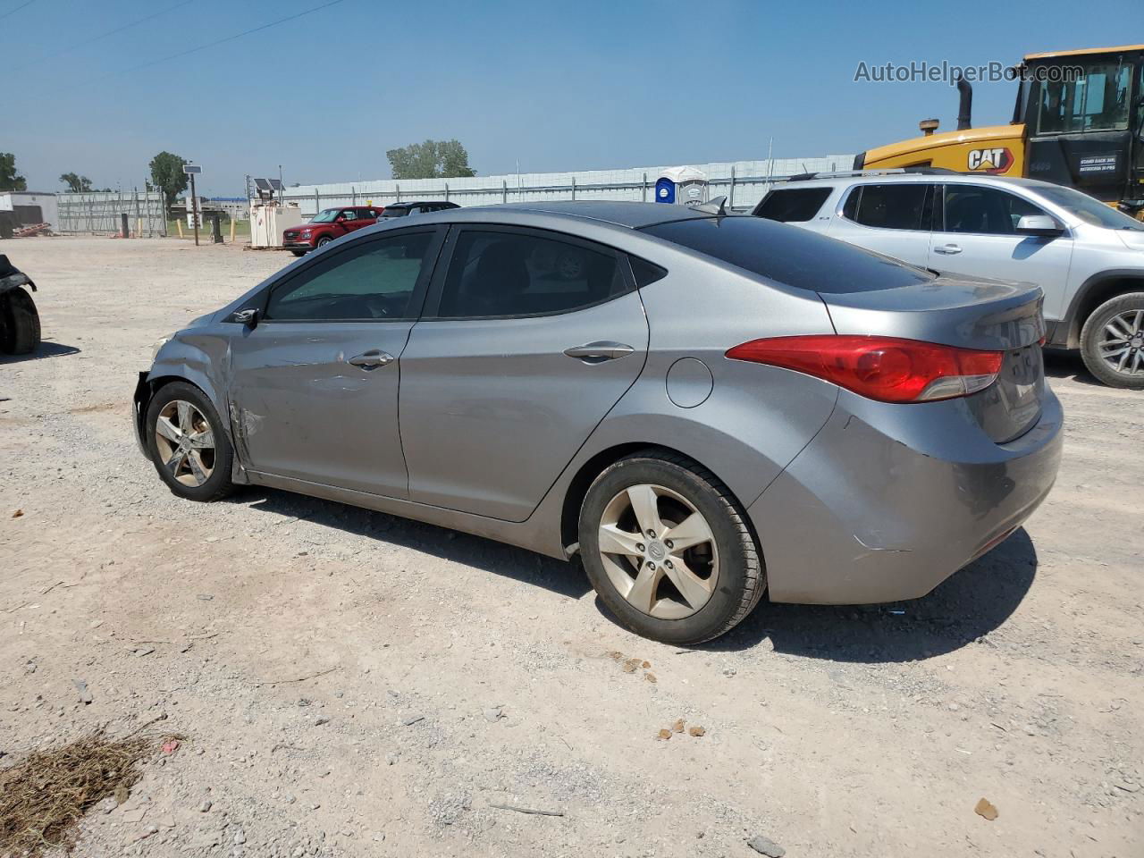 2011 Hyundai Elantra Gls Silver vin: KMHDH4AE0BU115569