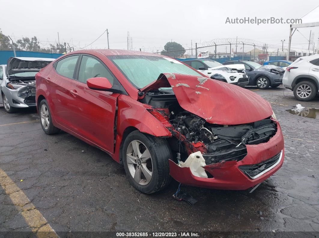 2011 Hyundai Elantra Gls (ulsan Plant) Red vin: KMHDH4AE0BU130640