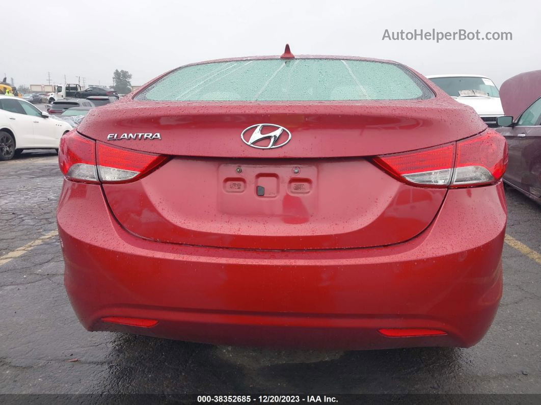 2011 Hyundai Elantra Gls (ulsan Plant) Red vin: KMHDH4AE0BU130640