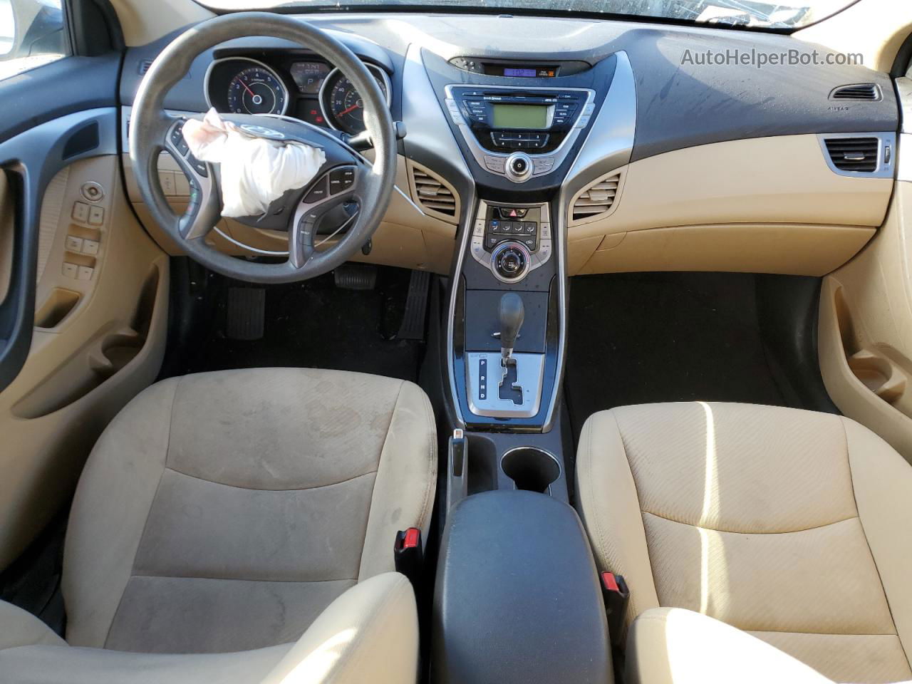 2013 Hyundai Elantra Gls Синий vin: KMHDH4AE0DU489439