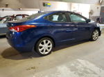 2013 Hyundai Elantra Gls Синий vin: KMHDH4AE0DU687938