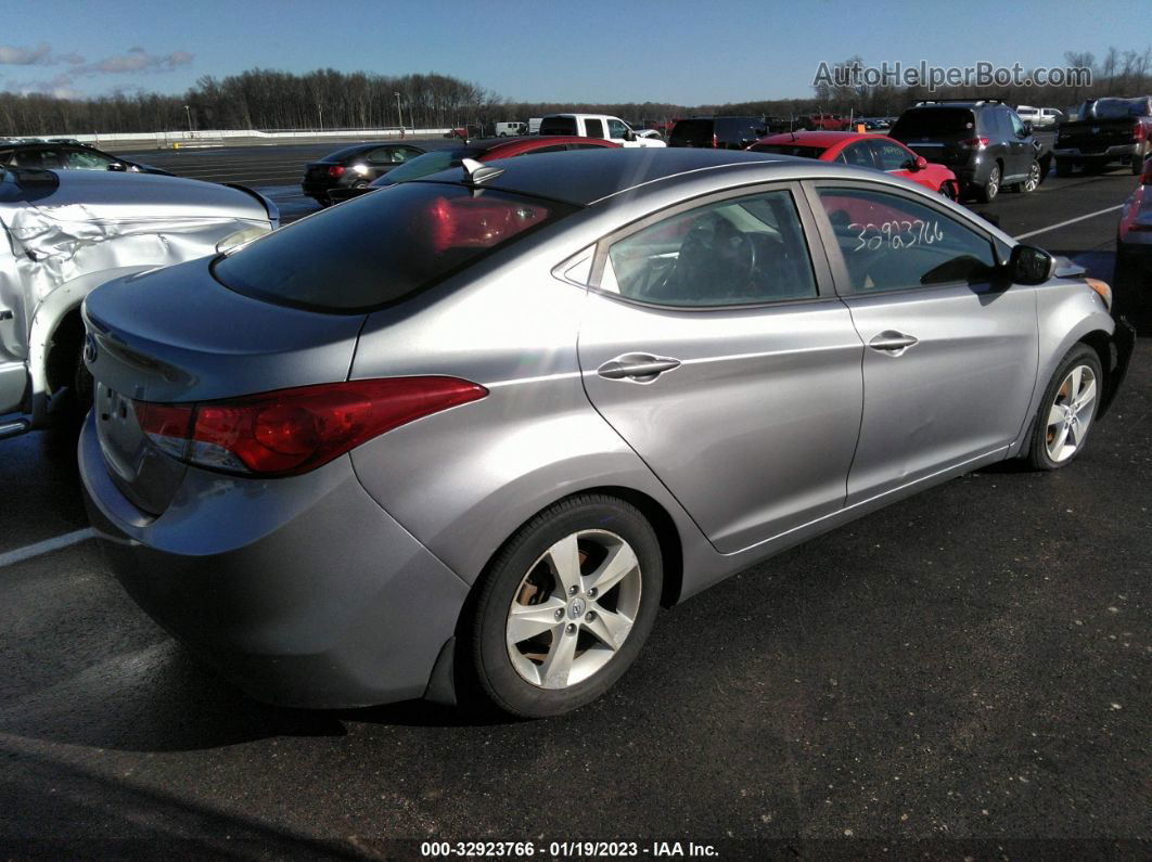 2013 Hyundai Elantra Gls Gray vin: KMHDH4AE0DU733624