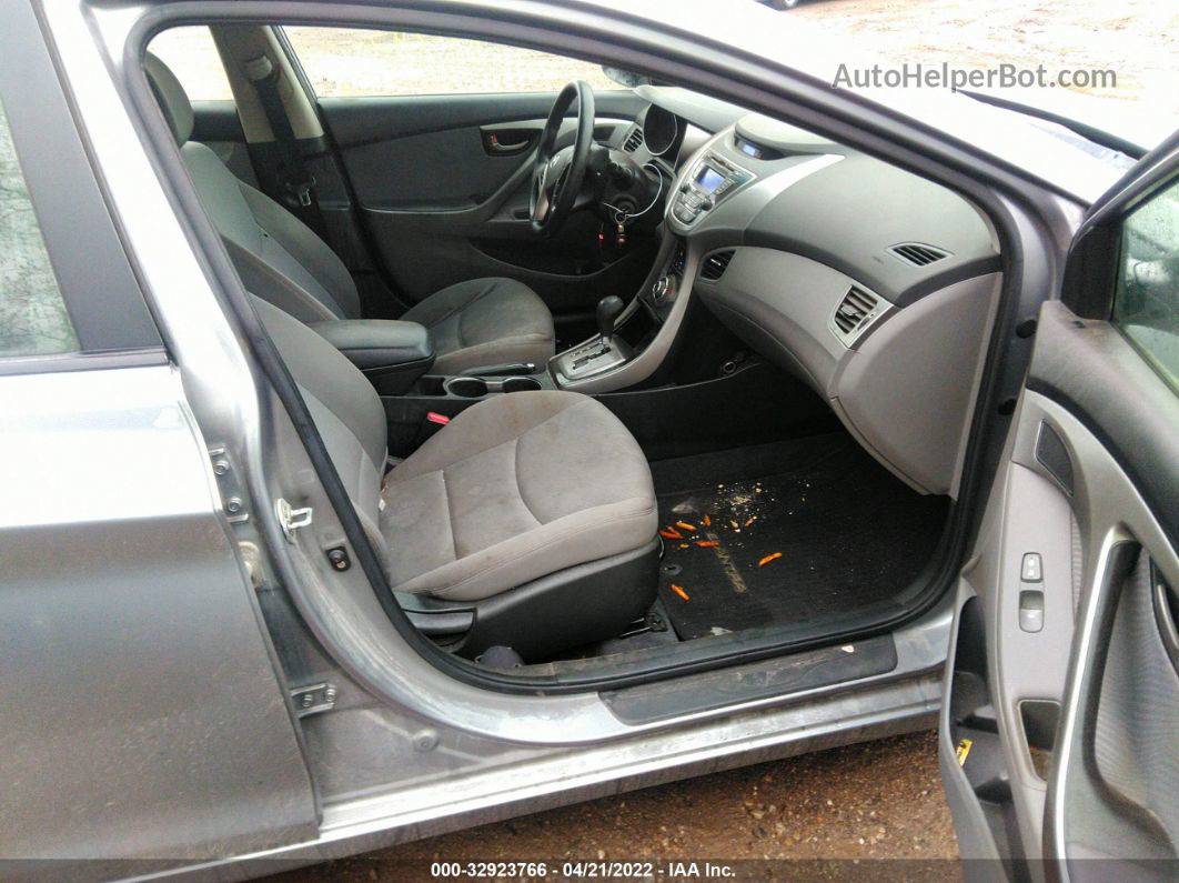 2013 Hyundai Elantra Gls Серый vin: KMHDH4AE0DU733624