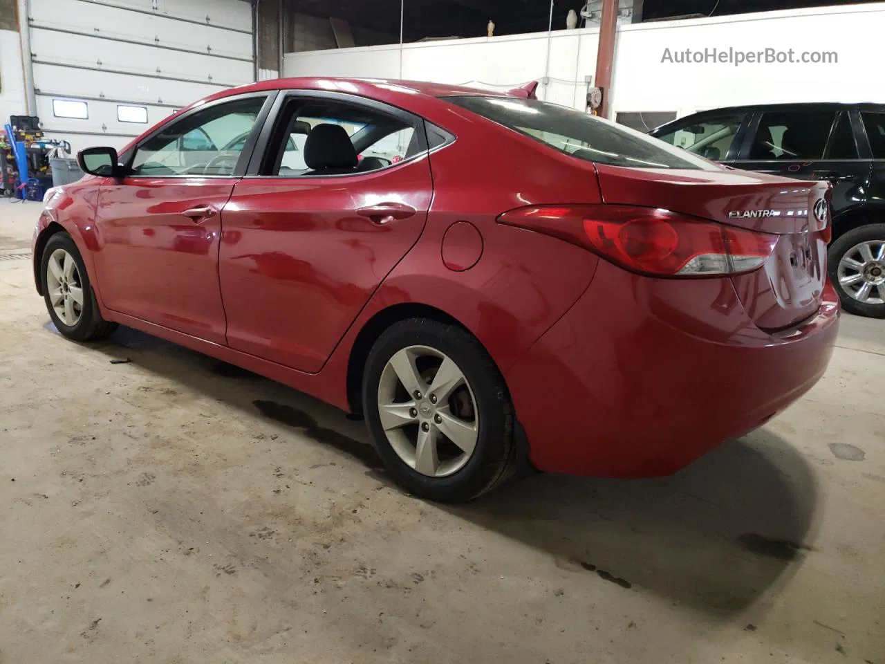 2013 Hyundai Elantra Gls Red vin: KMHDH4AE0DU967777