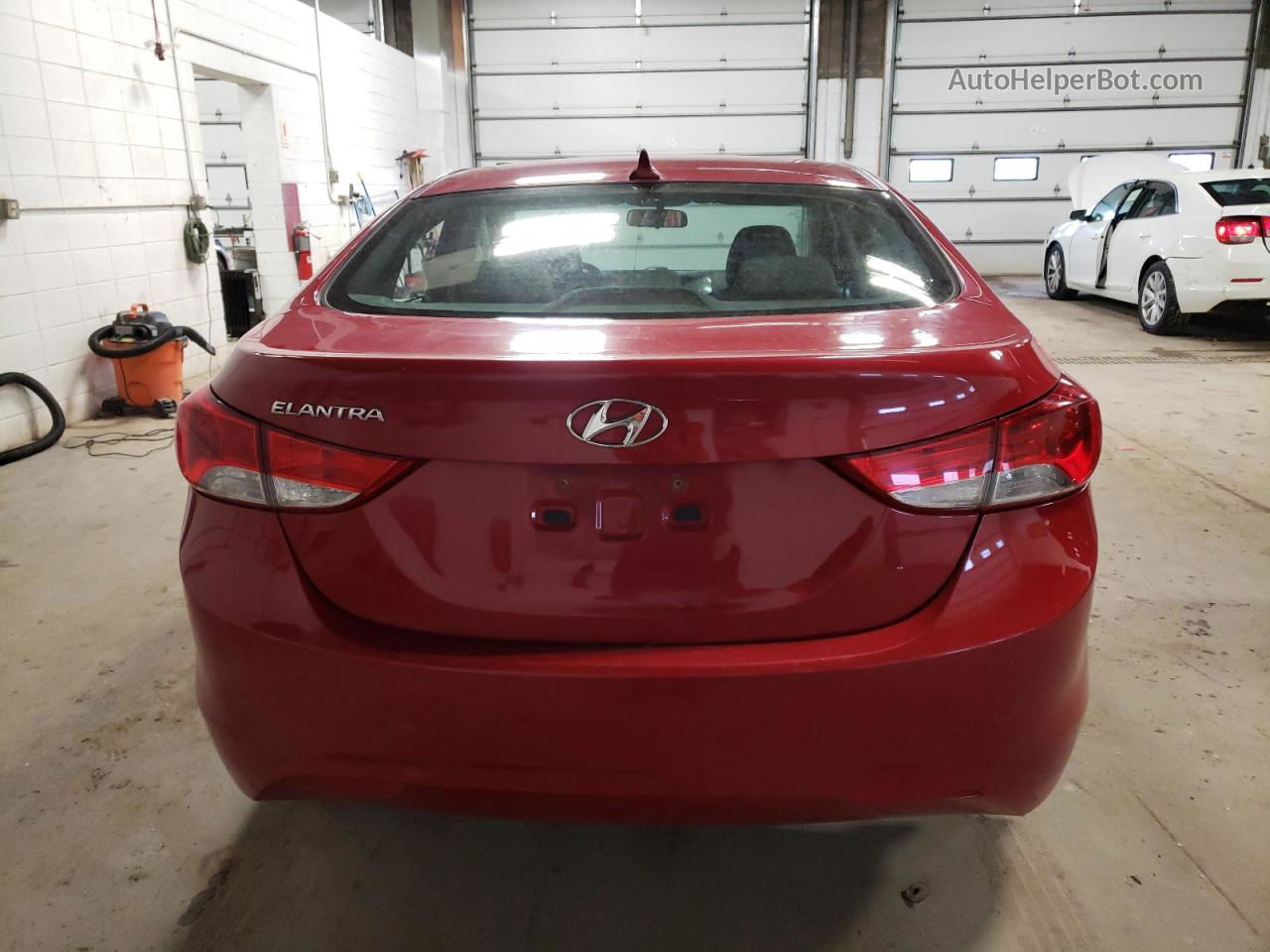 2013 Hyundai Elantra Gls Red vin: KMHDH4AE0DU967777