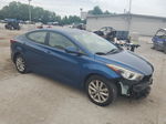 2014 Hyundai Elantra Se Blue vin: KMHDH4AE0EU115432