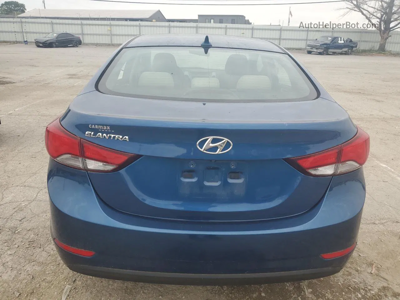 2014 Hyundai Elantra Se Blue vin: KMHDH4AE0EU115432