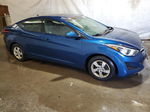 2014 Hyundai Elantra Se Синий vin: KMHDH4AE0EU181933