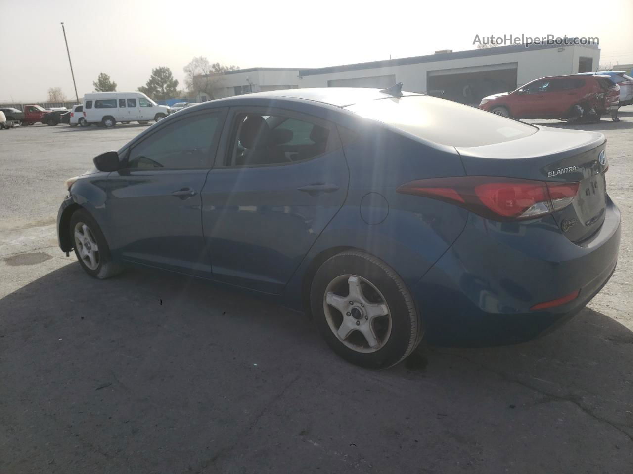 2014 Hyundai Elantra Se Blue vin: KMHDH4AE0EU201033