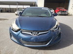 2014 Hyundai Elantra Se Blue vin: KMHDH4AE0EU201033