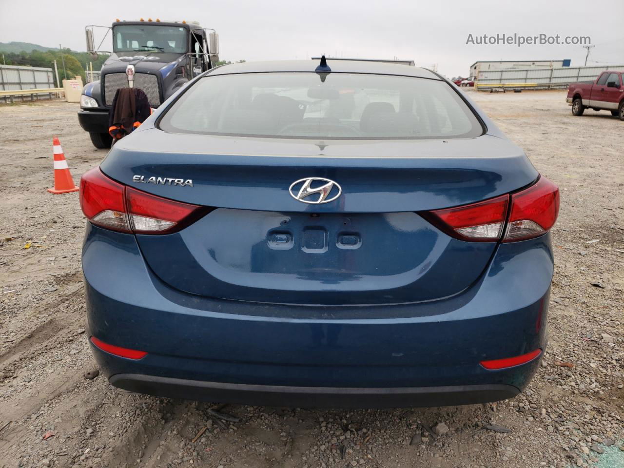 2015 Hyundai Elantra Se Blue vin: KMHDH4AE0FU322730