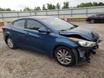 2015 Hyundai Elantra Se Blue vin: KMHDH4AE0FU322730