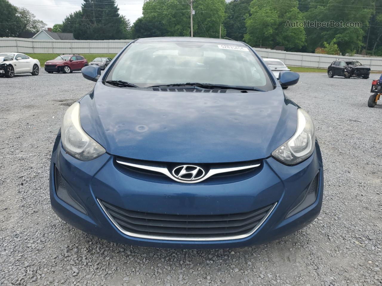 2016 Hyundai Elantra Se Blue vin: KMHDH4AE0GU517471