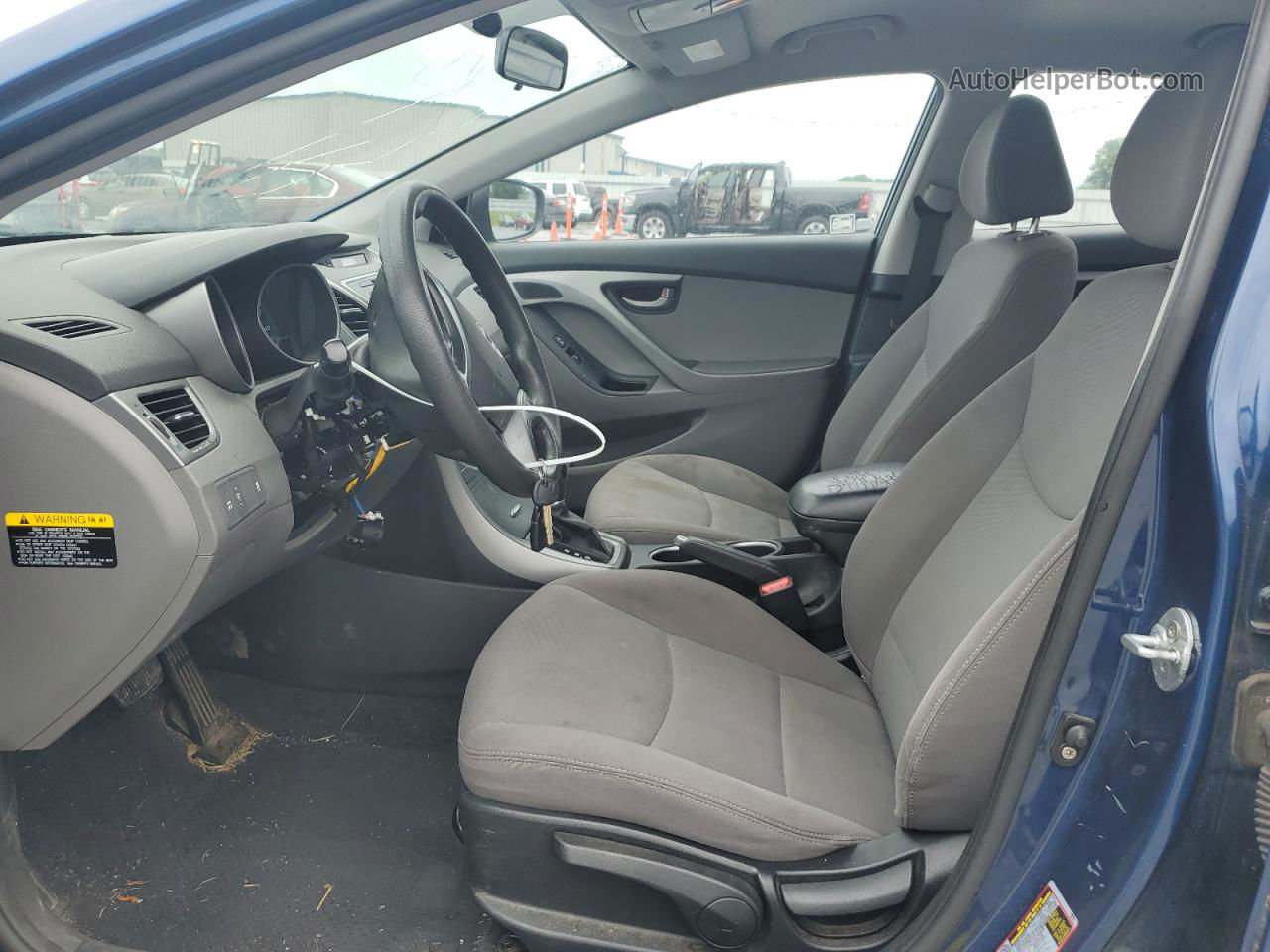 2016 Hyundai Elantra Se Синий vin: KMHDH4AE0GU517471