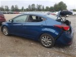 2016 Hyundai Elantra Se Blue vin: KMHDH4AE0GU532407