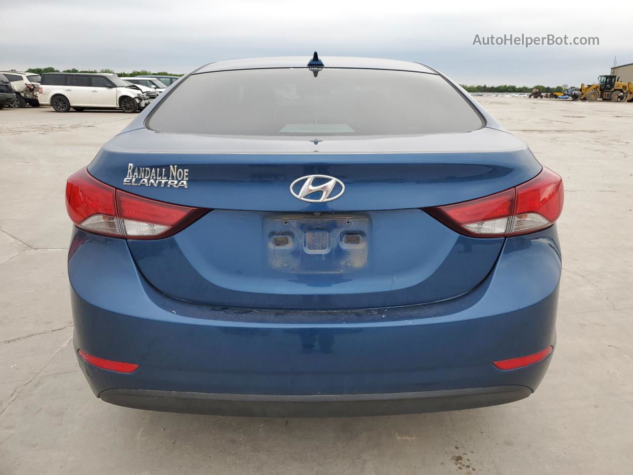 2016 Hyundai Elantra Se Blue vin: KMHDH4AE0GU606649