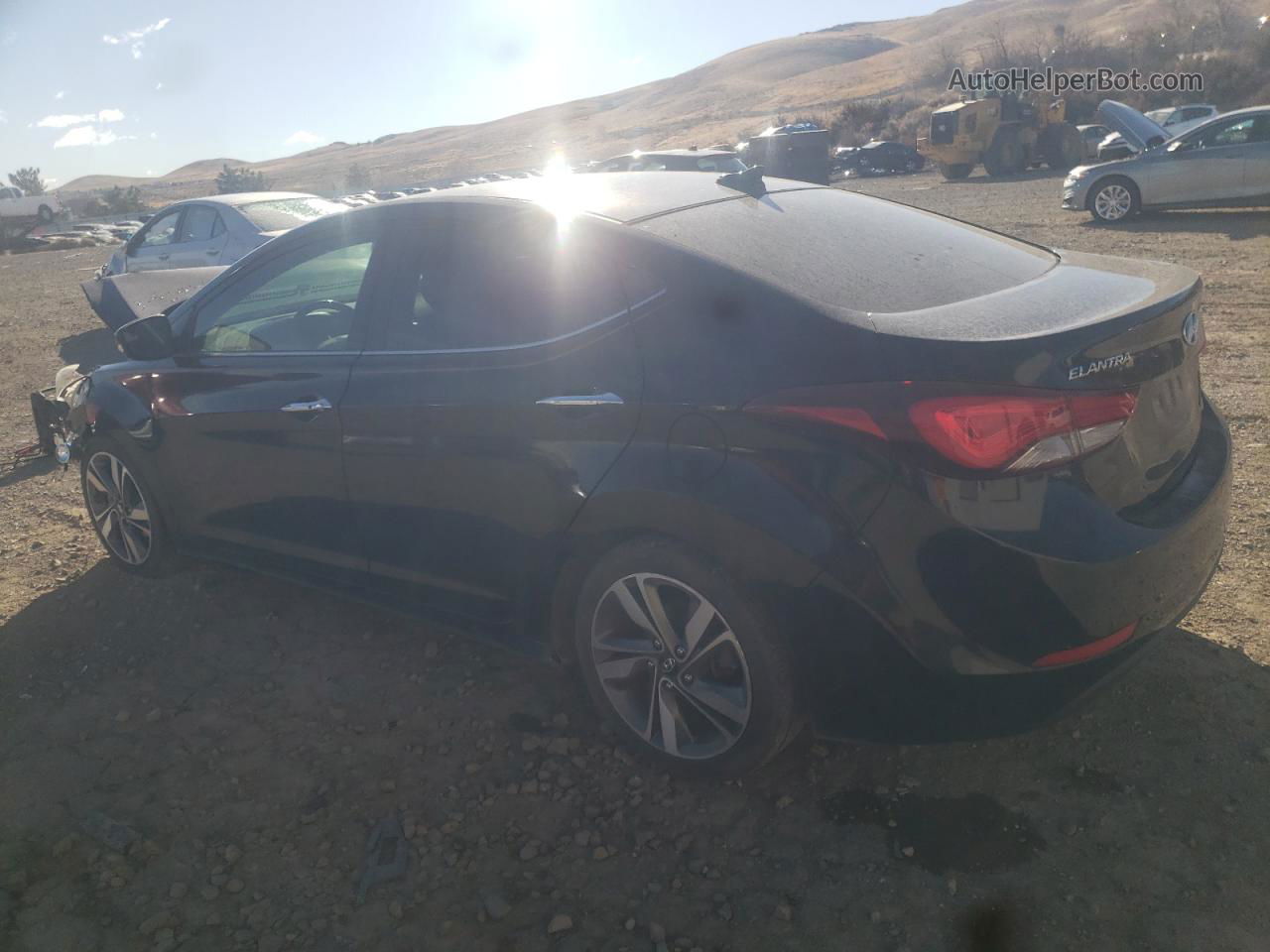 2016 Hyundai Elantra Se Black vin: KMHDH4AE0GU607509