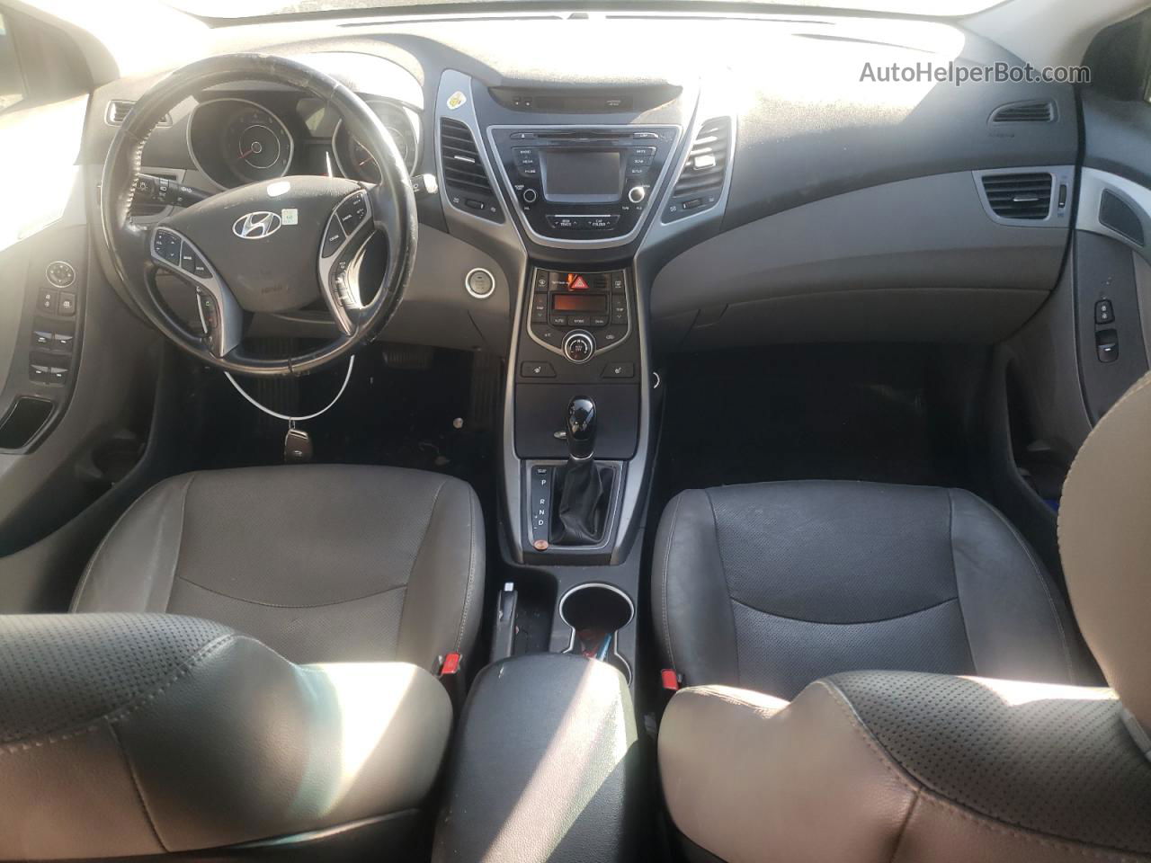 2016 Hyundai Elantra Se Черный vin: KMHDH4AE0GU607509