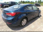 2016 Hyundai Elantra Se Blue vin: KMHDH4AE0GU652370