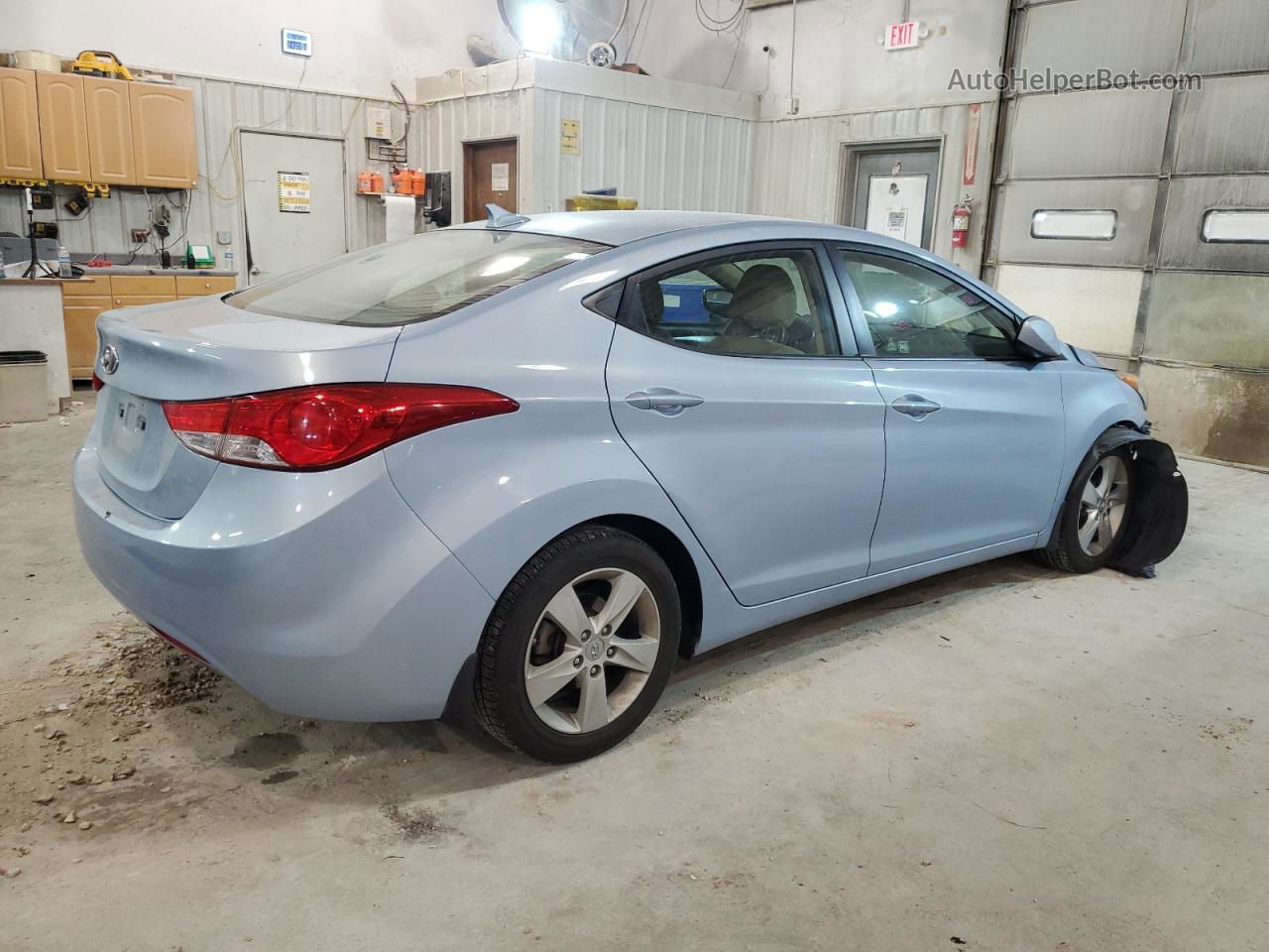 2011 Hyundai Elantra Gls Blue vin: KMHDH4AE1BU100840