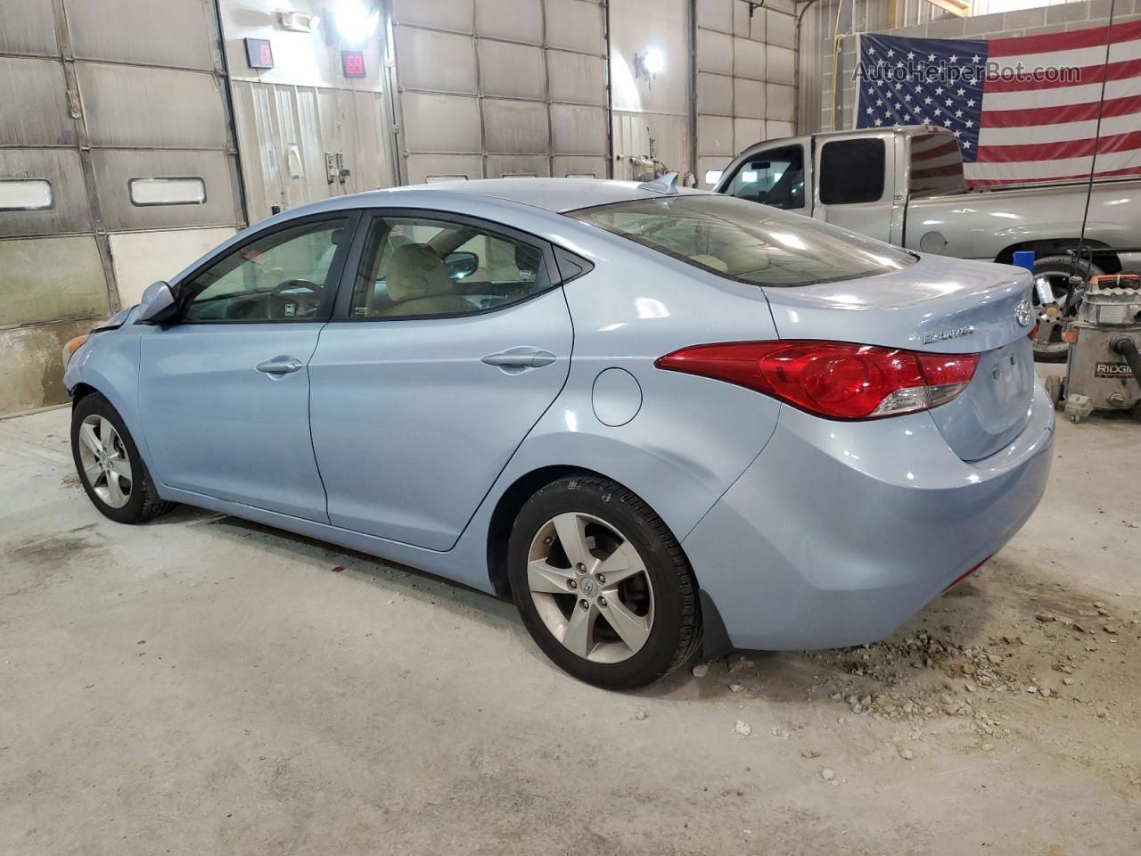 2011 Hyundai Elantra Gls Blue vin: KMHDH4AE1BU100840