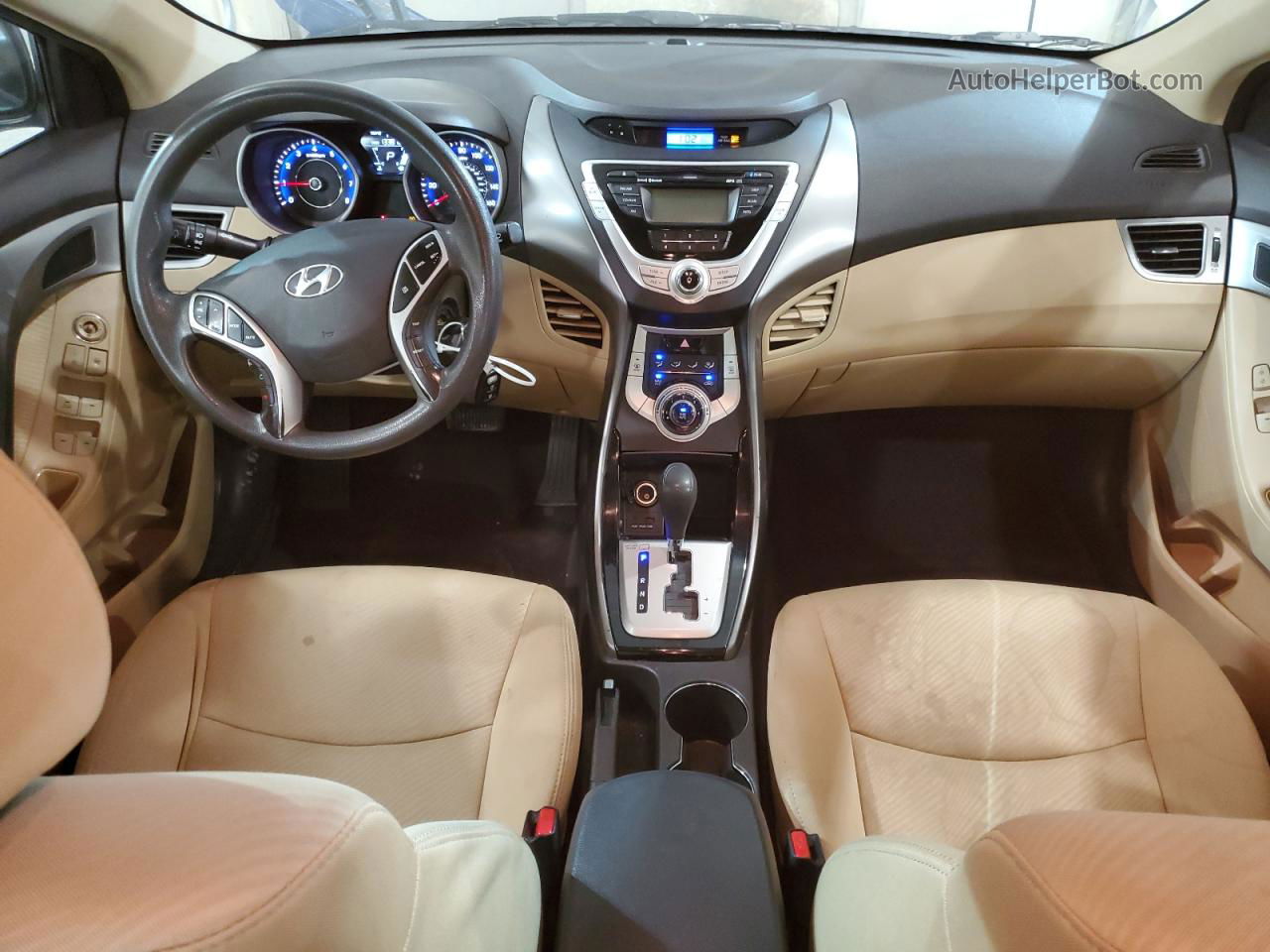 2011 Hyundai Elantra Gls Blue vin: KMHDH4AE1BU100840