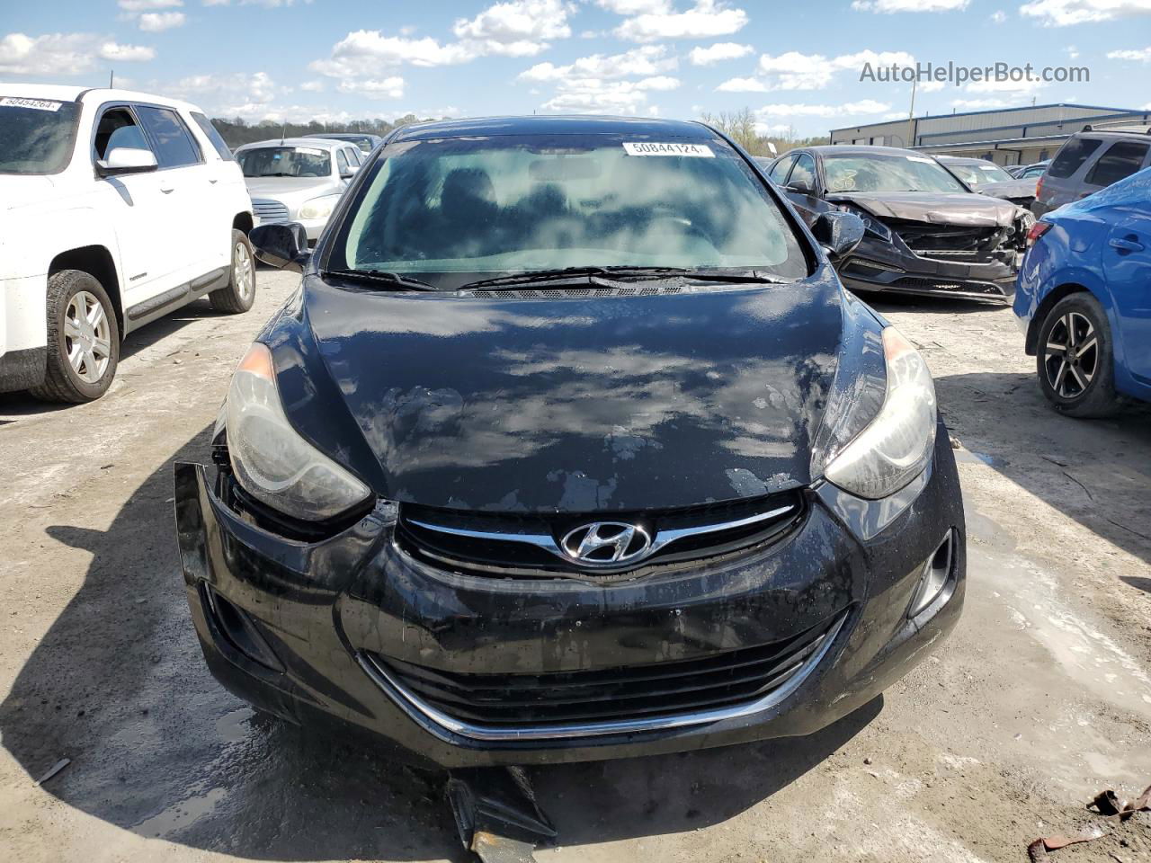 2011 Hyundai Elantra Gls Black vin: KMHDH4AE1BU103530