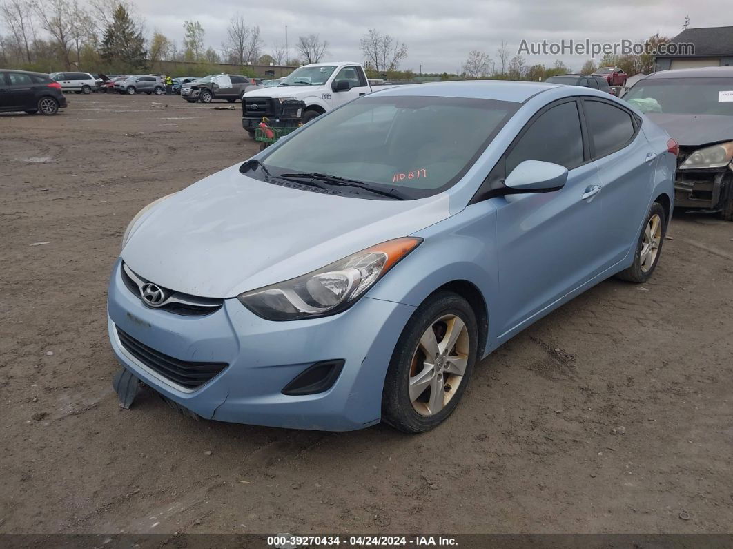 2011 Hyundai Elantra Gls (ulsan Plant) Blue vin: KMHDH4AE1BU110879