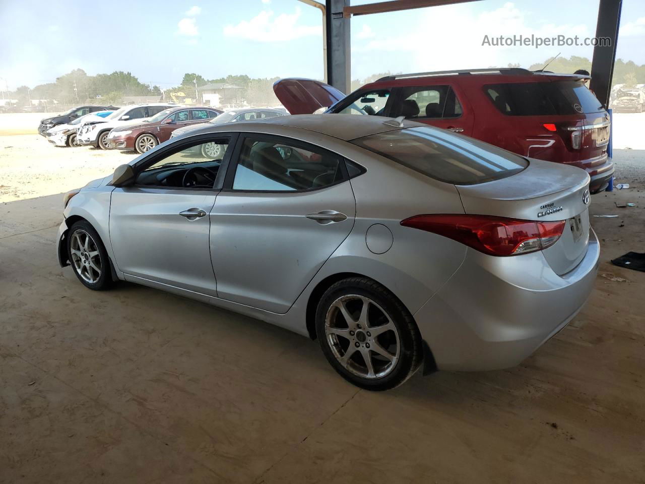 2011 Hyundai Elantra Gls Silver vin: KMHDH4AE1BU117752