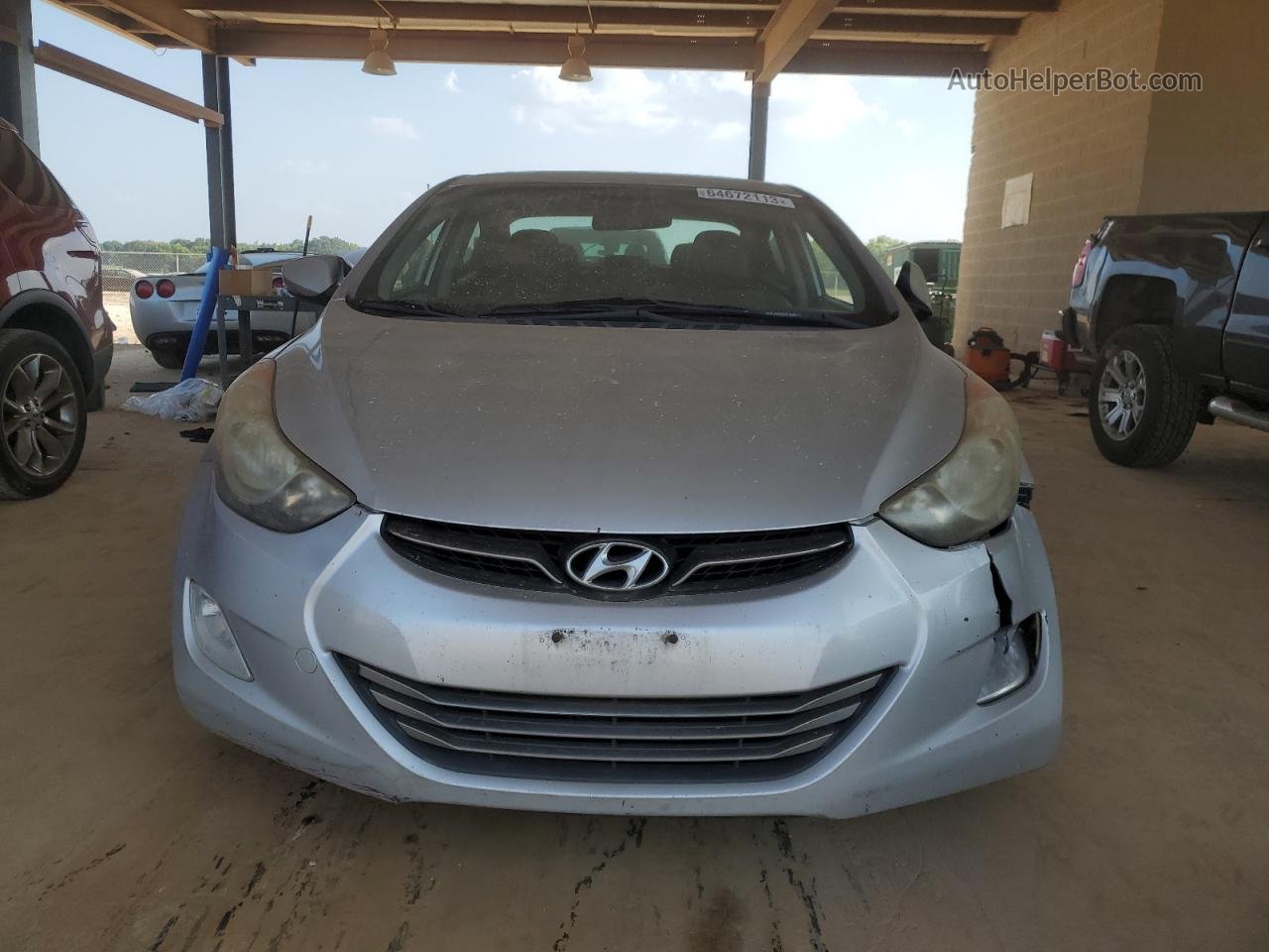 2011 Hyundai Elantra Gls Silver vin: KMHDH4AE1BU117752