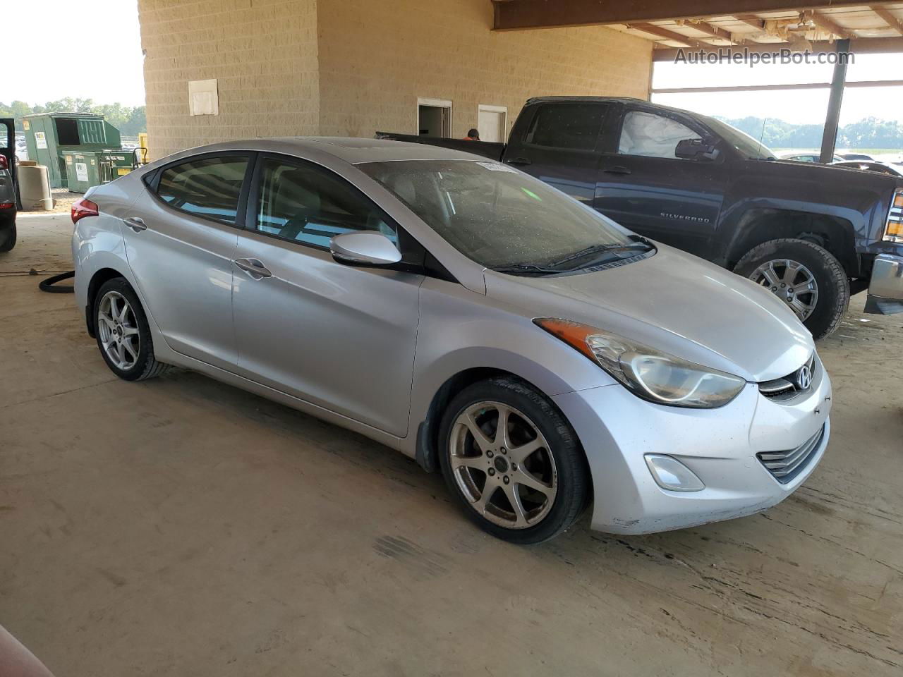 2011 Hyundai Elantra Gls Silver vin: KMHDH4AE1BU117752