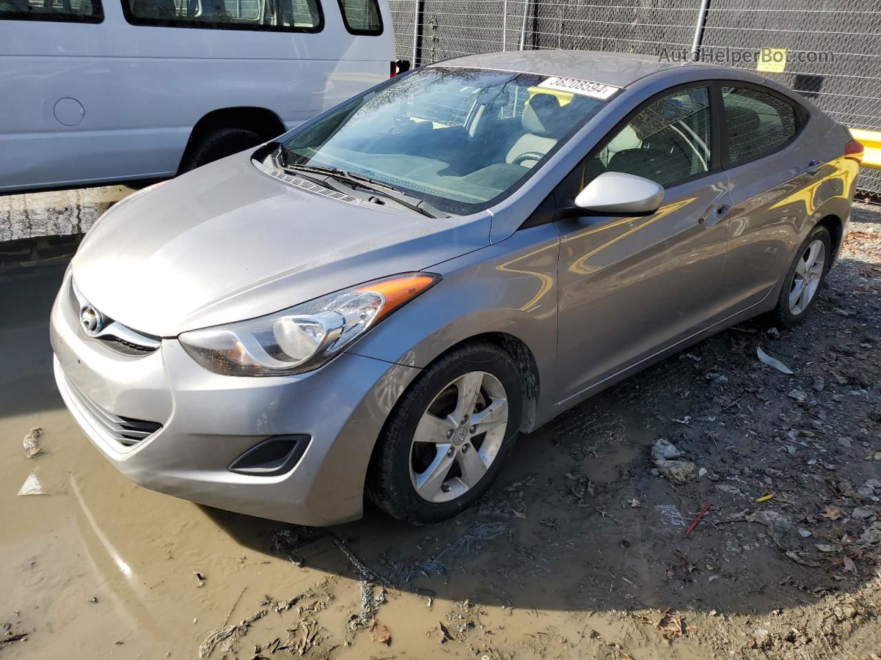 2011 Hyundai Elantra Gls Gray vin: KMHDH4AE1BU149312