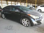 2012 Hyundai Elantra Gls Black vin: KMHDH4AE1CU208117