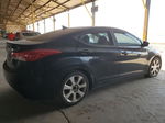 2012 Hyundai Elantra Gls Black vin: KMHDH4AE1CU208117