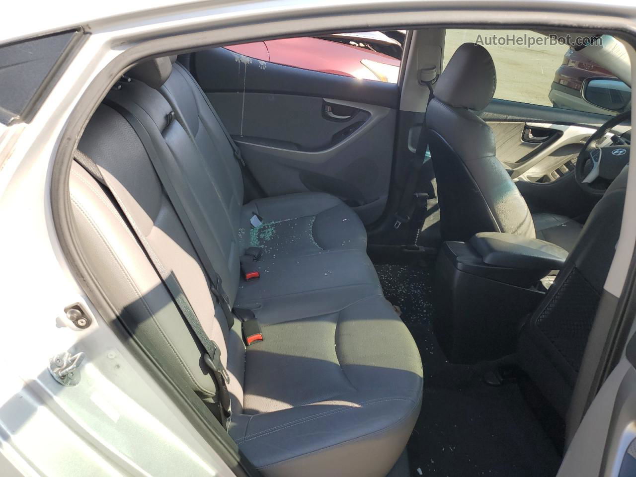 2012 Hyundai Elantra Gls Silver vin: KMHDH4AE1CU277664