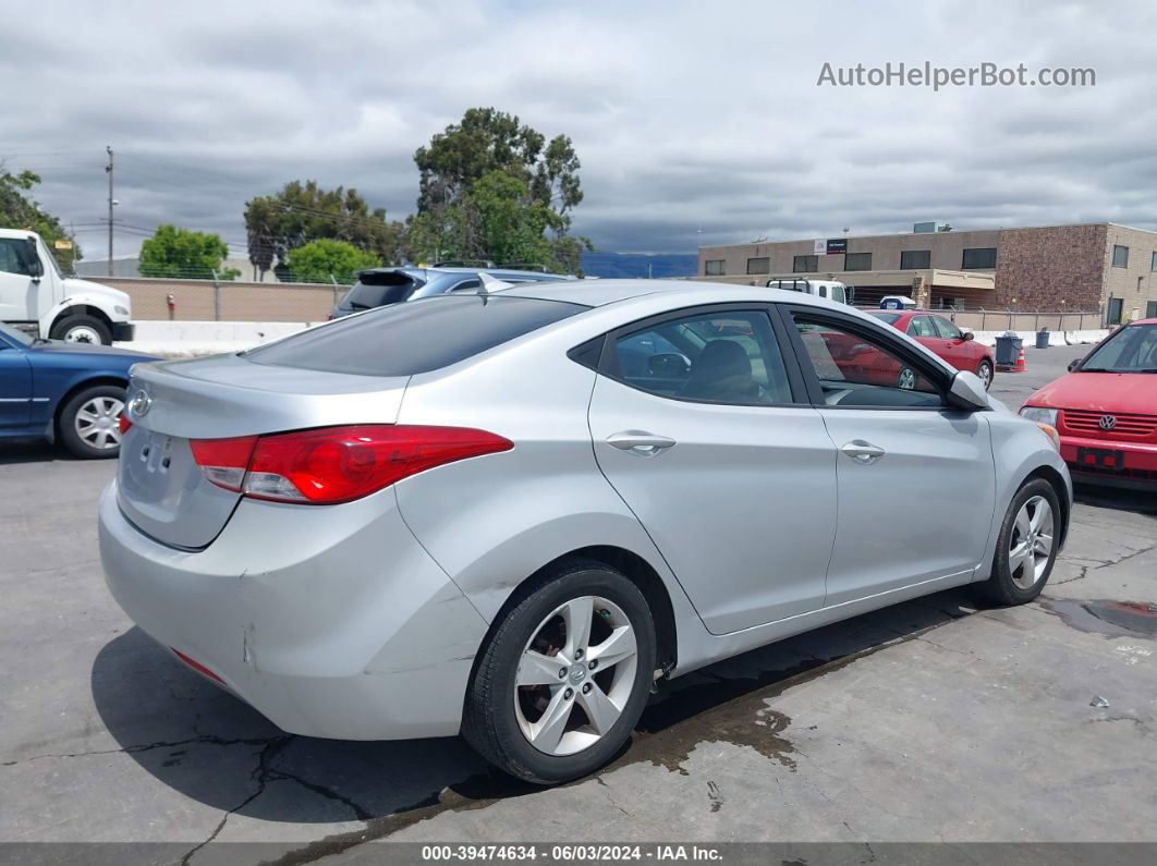 2012 Hyundai Elantra Gls (ulsan Plant) Silver vin: KMHDH4AE1CU288891