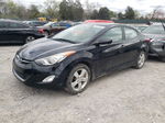 2012 Hyundai Elantra Gls Black vin: KMHDH4AE1CU382396