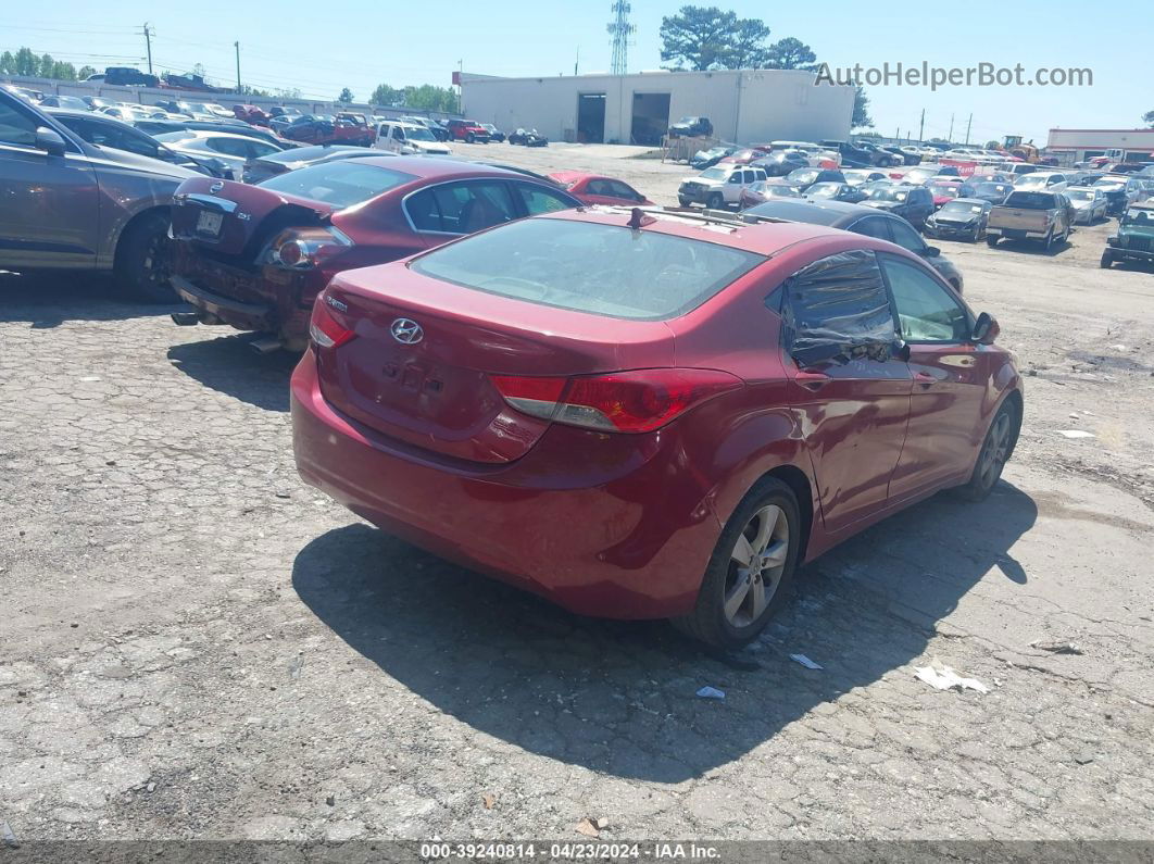 2012 Hyundai Elantra Gls (ulsan Plant) Красный vin: KMHDH4AE1CU462331