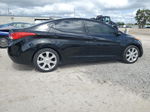 2013 Hyundai Elantra Gls Black vin: KMHDH4AE1DU008257