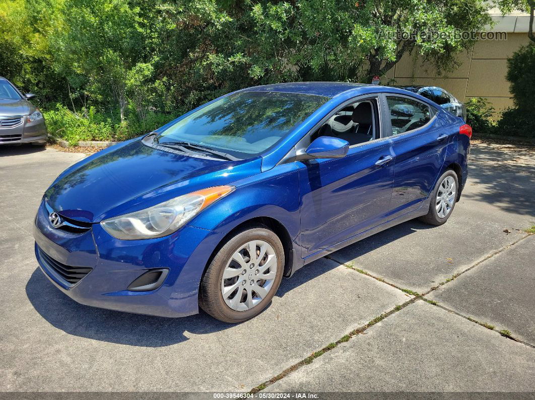 2013 Hyundai Elantra Gls Blue vin: KMHDH4AE1DU594538