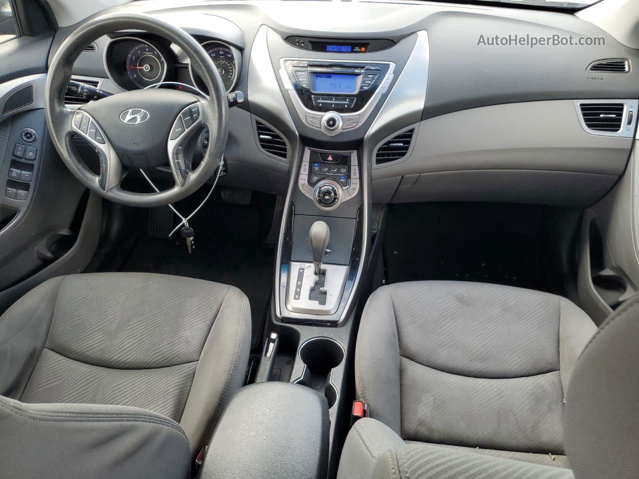 2013 Hyundai Elantra Gls Синий vin: KMHDH4AE1DU612570