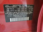 2013 Hyundai Elantra Gls Red vin: KMHDH4AE1DU769225