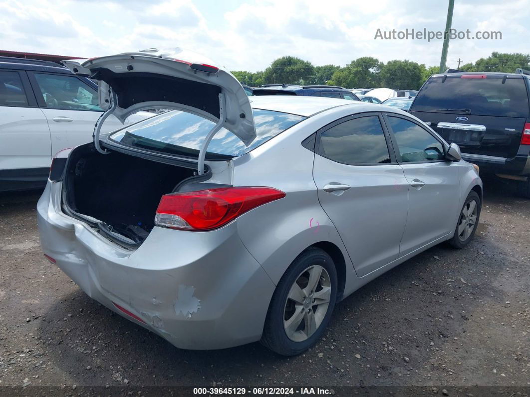 2013 Hyundai Elantra Gls (ulsan Plant) Silver vin: KMHDH4AE1DU787630