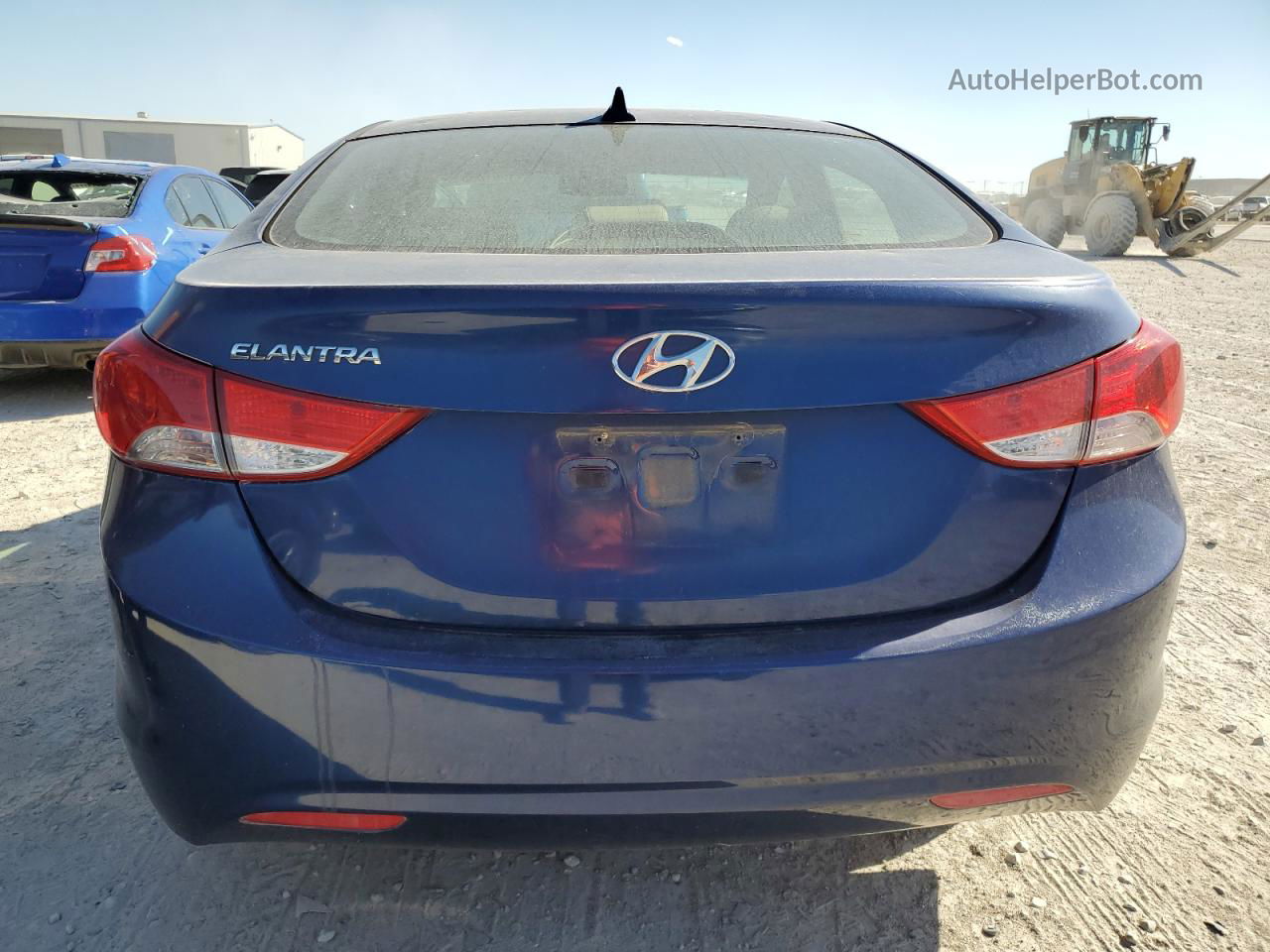 2013 Hyundai Elantra Gls Blue vin: KMHDH4AE1DU875058