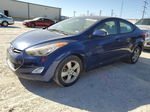 2013 Hyundai Elantra Gls Blue vin: KMHDH4AE1DU875058