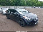 2013 Hyundai Elantra Gls Black vin: KMHDH4AE1DU961003