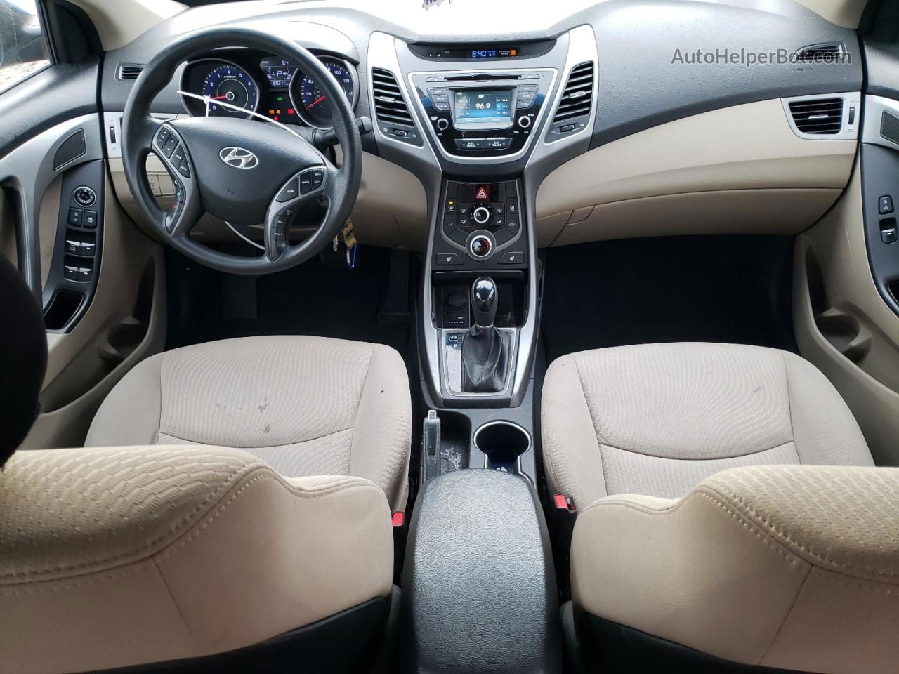 2014 Hyundai Elantra Se Blue vin: KMHDH4AE1EU050090