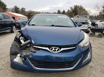 2014 Hyundai Elantra Se Blue vin: KMHDH4AE1EU050090